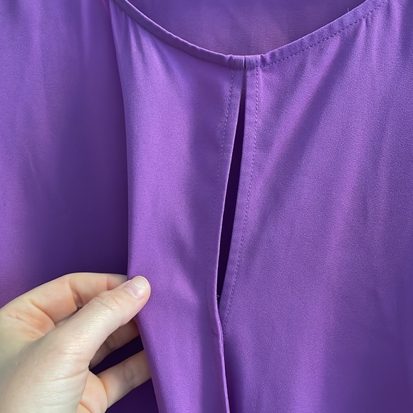 Purple Banana Republic Open Front Blouse - Picture 4 of 6